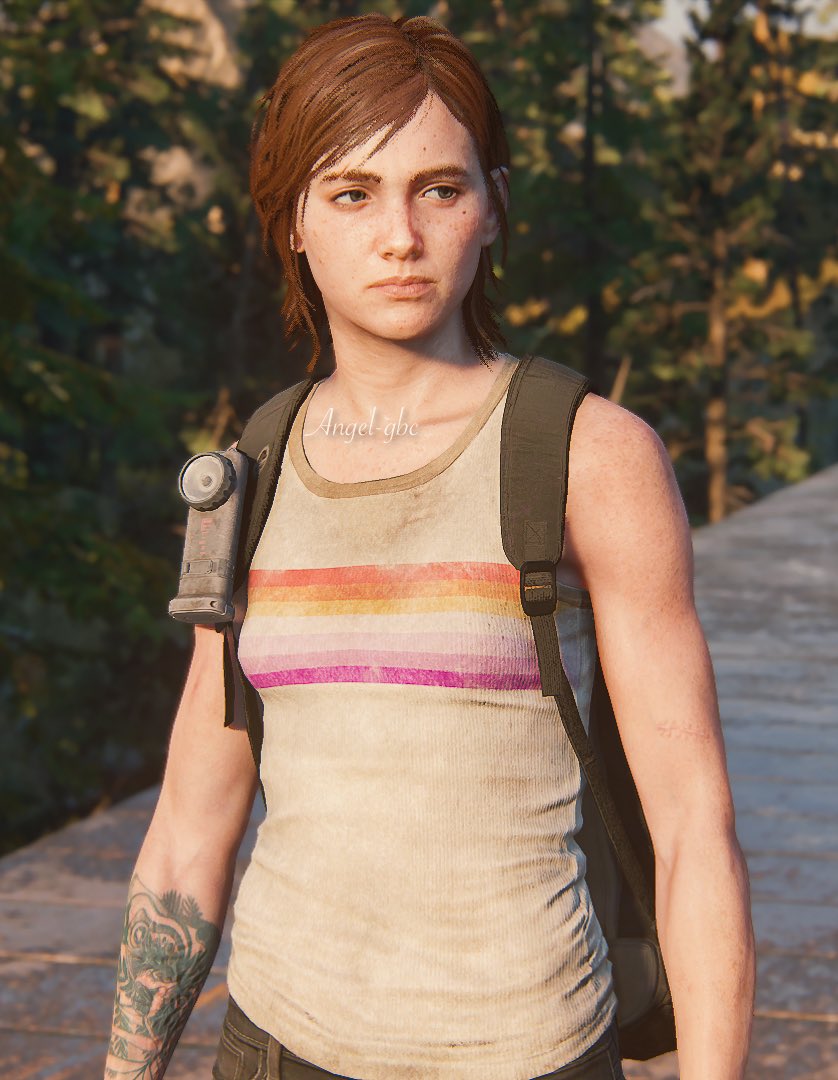Angel 🕷️ on X: Abby with Ellie's Tattoo - The Last of Us Part II   / X
