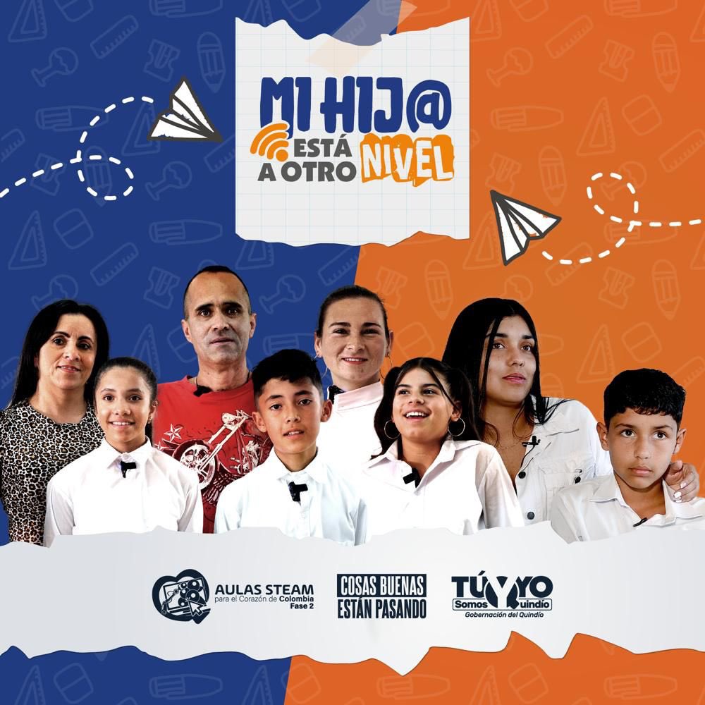 QuindioGob's tweet photo. 📚🚀 La campaña "Mi hijo está a otro nivel" refleja los logros y gestiones significativas en educación. Continuaremos impulsando mejoras para preparar a nuestros jóvenes para el futuro. ¡Más oportunidades educativas están por venir! 👏🏽
#QuindíoEduca #AvancesEducativos https://t.co/bgq7YjvYX3