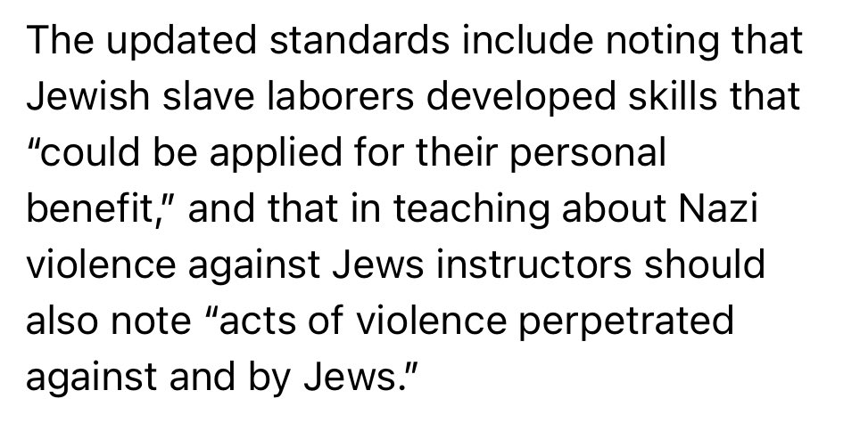 Florida both-sidesing slavery. See the 2nd image. What would both-sidesing the _Holocaust_ look like? See the 3rd image. Would that be ok in a history class? Gives you a sense of how truly despicable and hateful these people are.

#Education #Florida #Racism #History #Fascism