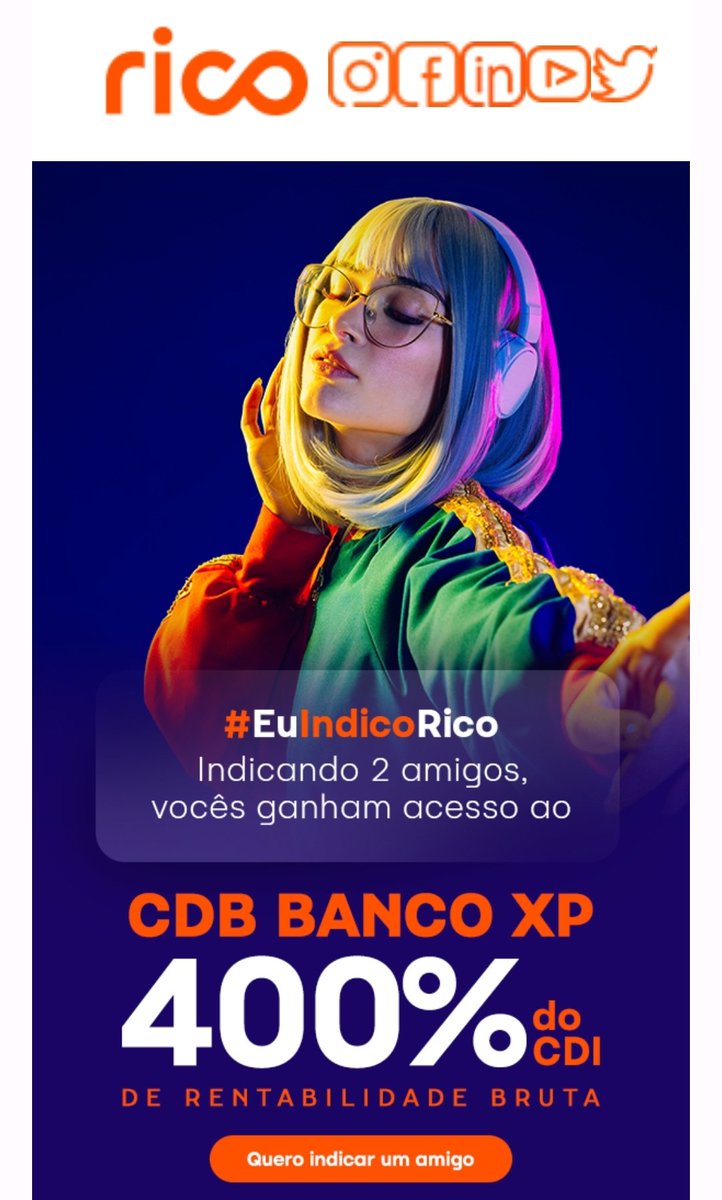 danigomesmkt's tweet photo. Que campanha meia boca, hein @ricocomvc? Não basta ser cliente desde a sua fundação (inclusive fiz parte dela), ter investim., e pra ter acesso a um bom investimento como esse tenho que abrir conta pra vcs? O @BTGPactual não me pede p/ trabalhar pra eles. Tô pensando em mudar. https://t.co/kBeaHWOW4Q