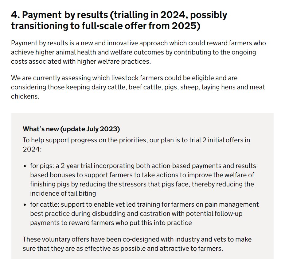 An update on <a href="/DefraGovUK/">Defra UK</a>'s Animal Health &amp; Welfare Pathway. Including info about our Payment by Results programme which I've been working on.

gov.uk/government/pub…