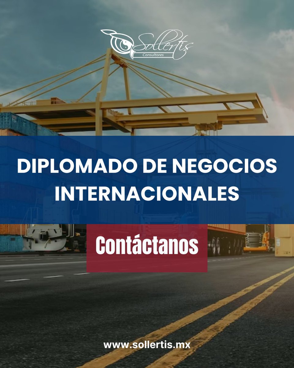 ¡Obtén éxito global con nuestro Diplomado de Negocios Internacionales! 🌍🚀
Con #SollertisConsultores, conquista el mundo del Comercio Exterior.
¡Inscríbete ahora y asegura tu lugar!

#NegociosInternacionales #Diplomado #ÉxitoGlobal #ComercioInternacional #CrecimientoProfesional