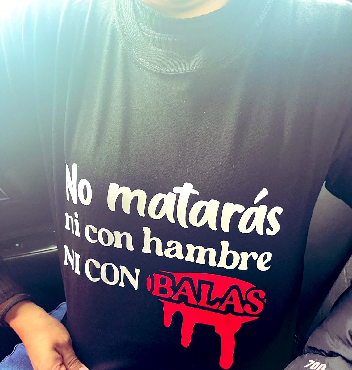 RuthLuqueIbarra's tweet photo. Este es el polo del presunto delito y está es mi pancarta q justifica este abuso. Es una vulneración a mi derecho a ejercer protesta pacífica. Una clara arbitrariedad de la @PoliciaPeru q cuenta con el aval político de este gobierno q no cree en la democracia. @MinjusDH_Peru https://t.co/4BVDNNEVOP