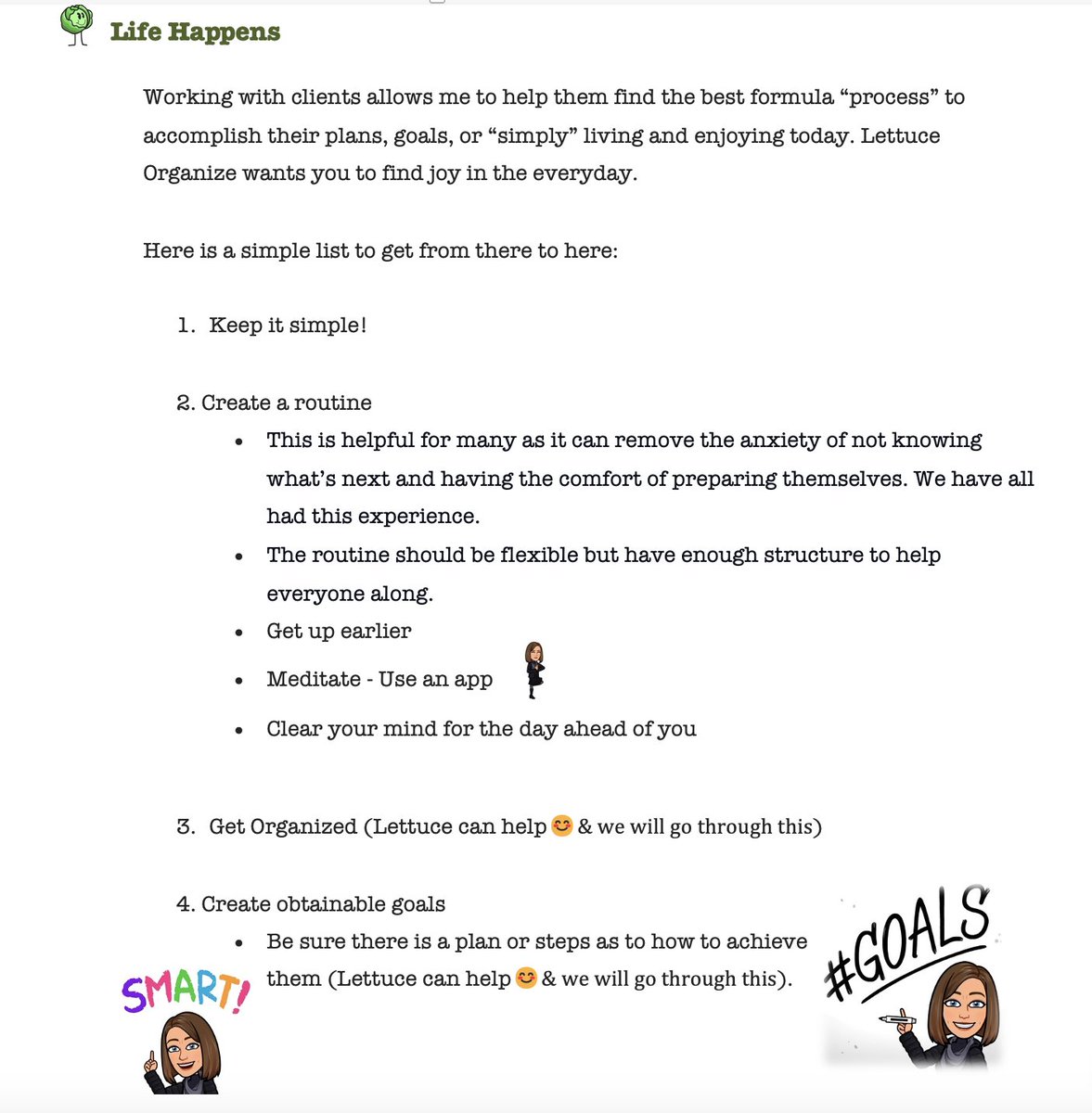 lettuceorganize's tweet photo. Here are 4 to help you get it done and find joy in the everyday.
I will add more tomorrow.

Tell me, what do you do to get it done and bring joy into your everyday?

847-812-0835
https://t.co/hbBy7aNpKK

#lettucehelp #organizer #declutter #doitnow #begratefulalways https://t.co/p78FvwwAVe