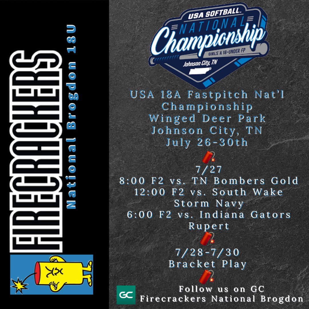 Up next…let’s finish strong 
🧨🥎🧨
#playwithhonor 
<a href="/Firecrackersinc/">Firecracker Softball</a> @FCGeorgia2026