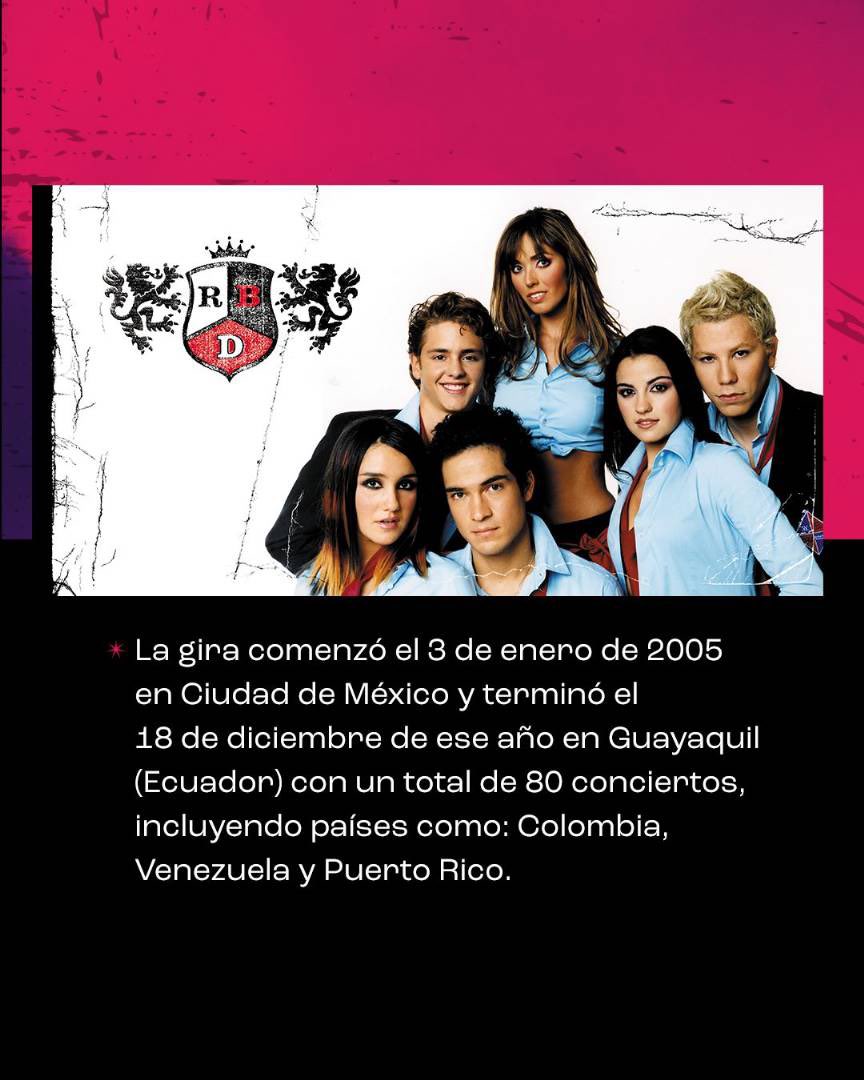RBD_oficial's tweet photo. ¡El álbum Tour Generación RBD en vivo cumple 18 años y es, sin duda, inolvidable ❤️‍🔥! https://t.co/5UlMFbLycM