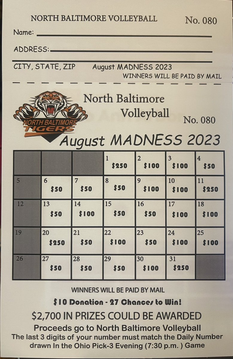 MsMeyerson's tweet photo. Our volleyball program still has 25 tickets that need to be sold before the first drawing on August 1st! Anyone anywhere can buy a ticket- winnings will be mailed. If you’re interested, please DM or text me! We need to get these tickets sold ASAP! https://t.co/PQQy8UZS0S