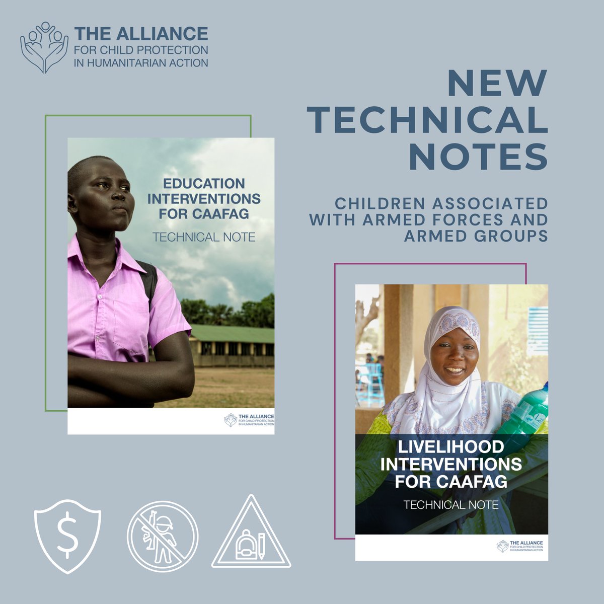 Exciting News! 📢 New Technical Notes on CAAFAG and Working Across Sectors. Dive into these resources on impactful #Livelihood and #Education interventions for #CAAFAG.

Find these technical notes here ➡ alliancecpha.org/en/children-as…
#ChildProtection #WorkingAcrossSectors