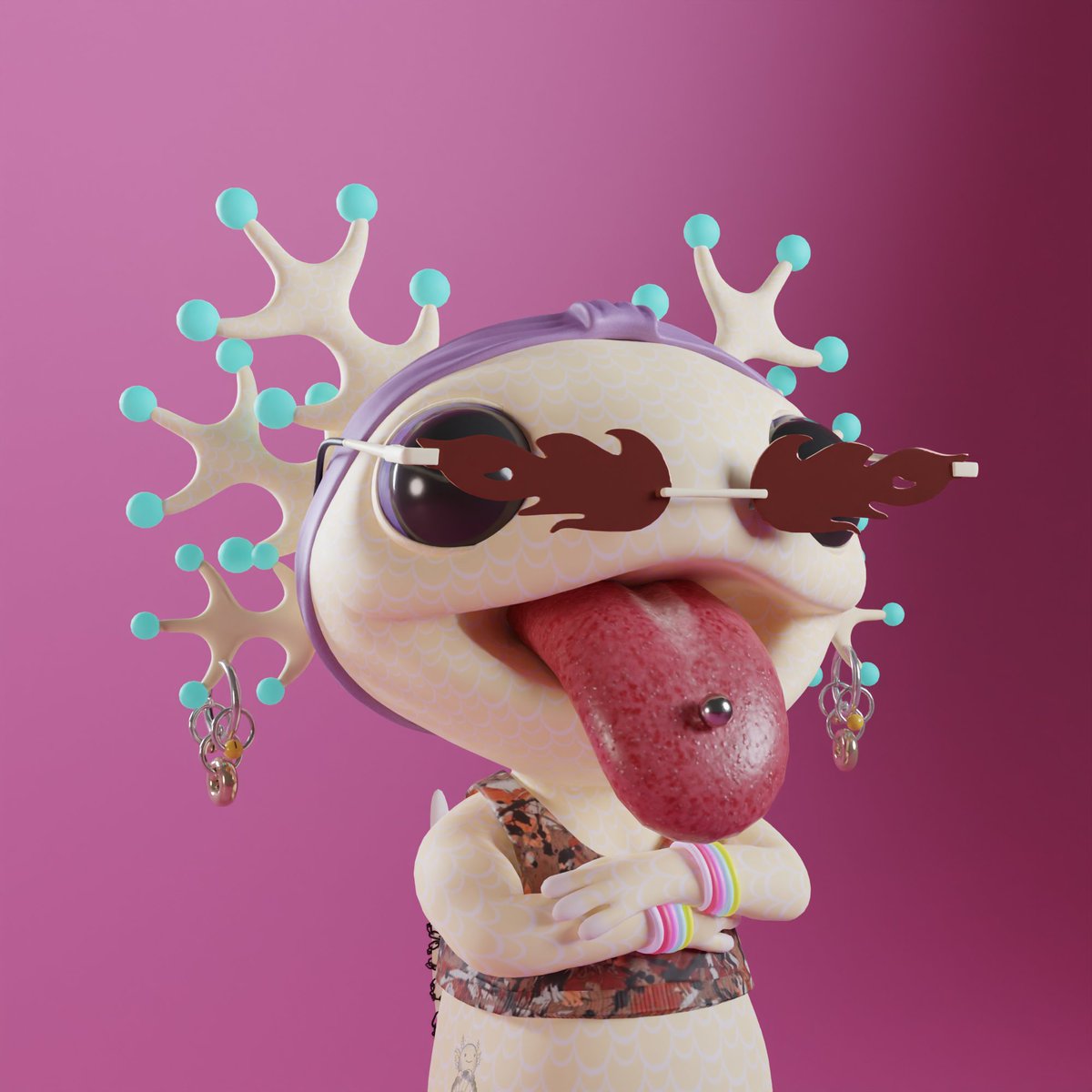 @superlotls what an epic reveal!!  The 2D, fire!! And the 3d?  Absolute fire!!!  Zoom in and see those details.  Bravo team!! #lotl #superlotl #inkbox #super #cute