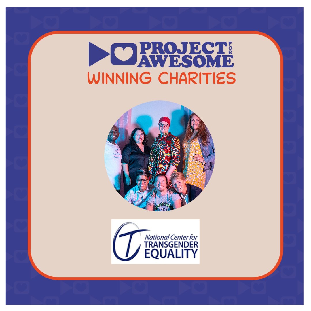 proj4awesome's tweet image. Meet #P4A2023 grant recipient National Center for Transgender Equality. @TransEquality works throughout the country to replace disrespect, discrimination, and violence with empathy, opportunity, and justice by advocating for policy change. Learn more at transequality.org