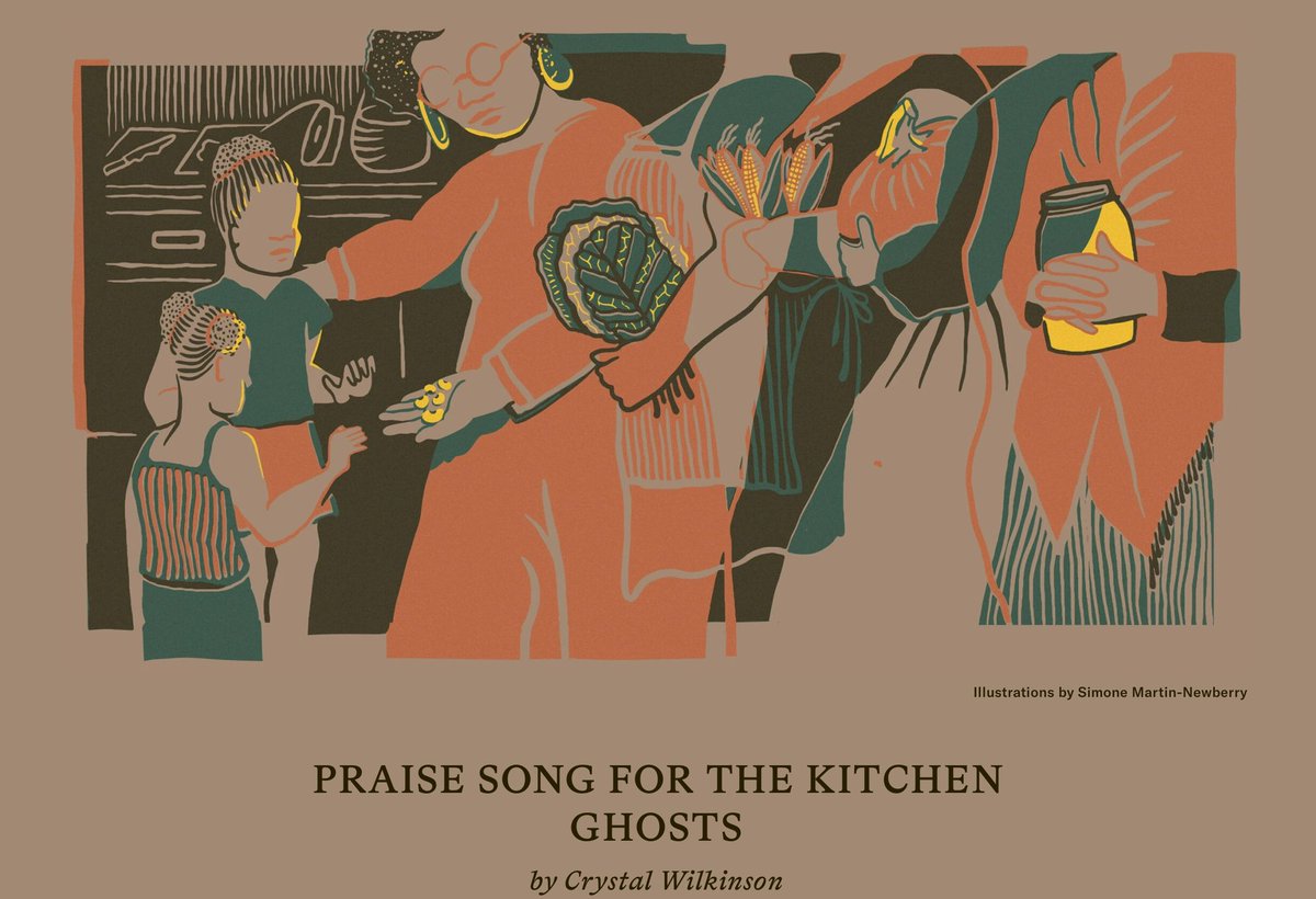 Next January, faculty fiction writer @CrystalWilki ‘s culinary memoir Praisesong for the Kitchen Ghosts: Stories and Recipes from Five Generations of Black Country Cooks will be available for purchase. Read her short story that inspired the memoir.

emergencemagazine.org/essay/praise-s…