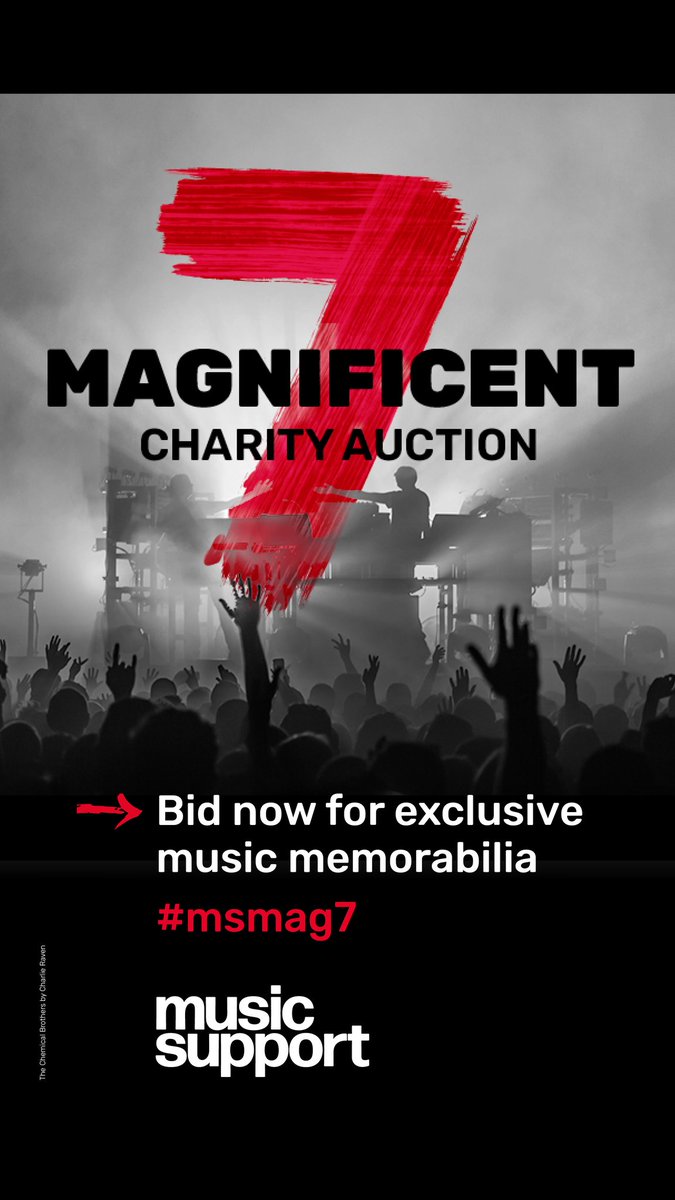 bastillenewsbr's tweet photo. Check out this incredible prize @bastille has donated to @Musicsupport_uk for their Magnificent Seven auction: 2 x show tickets, meet the band backstage AND a drum skin, played by @woodythedrum &amp; signed by all the band. Place your bid: https://t.co/U3mdcanIze #msmag7 https://t.co/h3CAkCWlSP