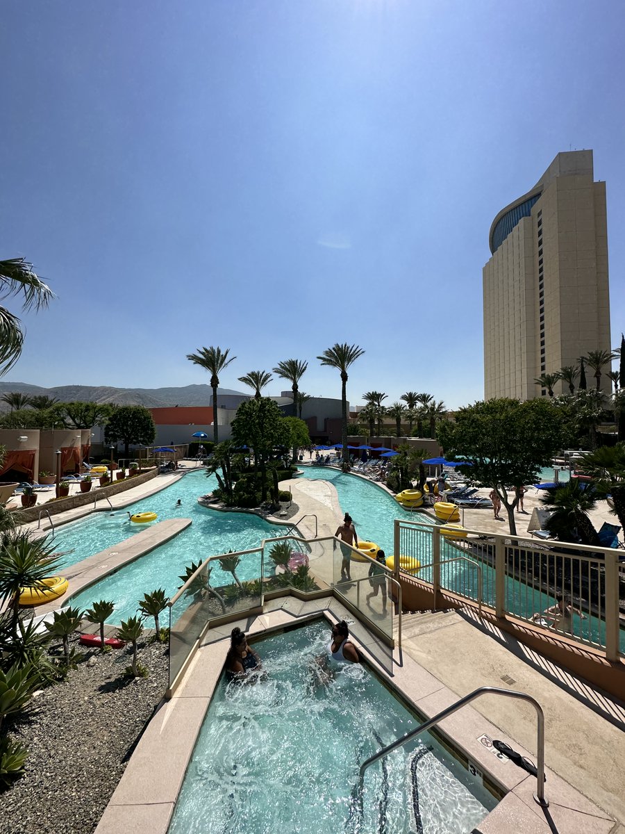 MorongoCasino's tweet photo. Escape to paradise with a dip in the Oasis Pool. π΄βοΈ
Day passes available Mon-Fri, link in bio!
https://t.co/QNOX4D8uCH
#morongocasino #goodtimes #bestofthesouthland
#lazyriver #oasispool https://t.co/ZuHZOQ9JJ1