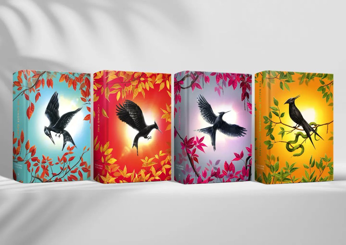 I've always wanted to design hardbacks for The Hunger Games series so I was thrilled to do exactly that. The artwork is by the incredibly talented <a href="/freyabettsart/">Freya</a> and they will be available in October