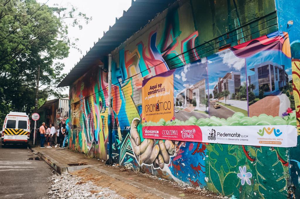 PiedemonteEICM's tweet photo. Con el inicio de obra del centro cultural Cromático, arranca también la construcción del primer proyecto de renovación urbana en la historia de Villavicencio. 

Una pieza que revitalizará el centro de la ciudad, conectando el parque del Hacha con la plazoleta San Fernando. https://t.co/y408TQK5Yn