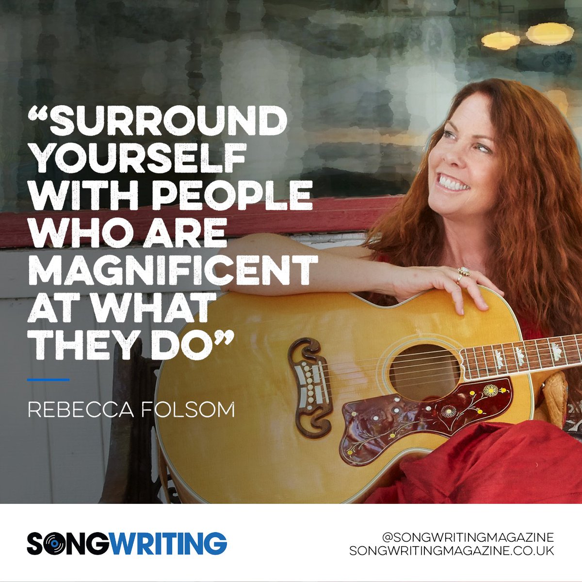 'Surround yourself with people who are magnificent at what they do' — @RebeccaFolsom8 

The critically acclaimed singer-songwriter provides 7 trim tab moves to rocket boost your songwriting career, in our new issue... steadyhq.com/en/songwriting…

#songwritingtips #rebeccafolsom