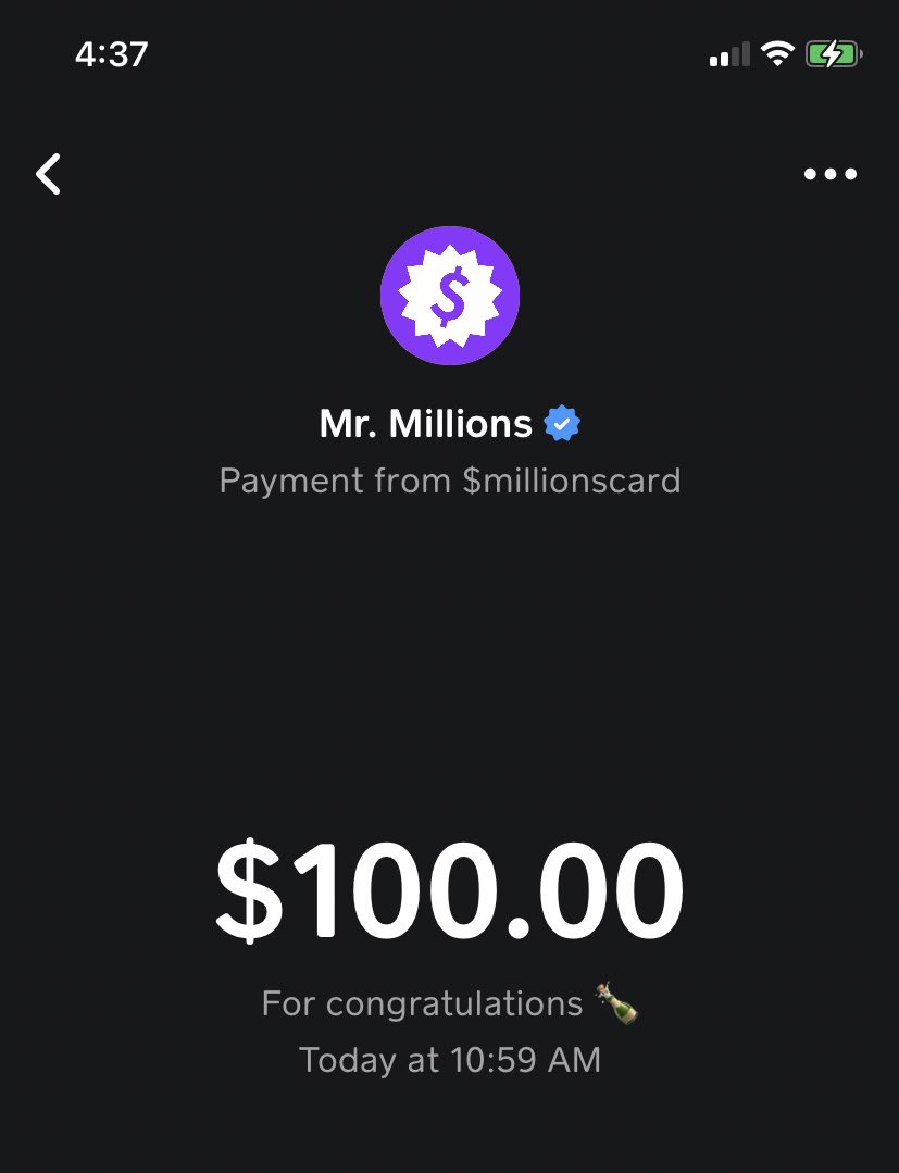 melanieEML's tweet photo. @Millions Payment received!! Thanks so much @Millions! #MillionsProof https://t.co/ZxncGixLCj