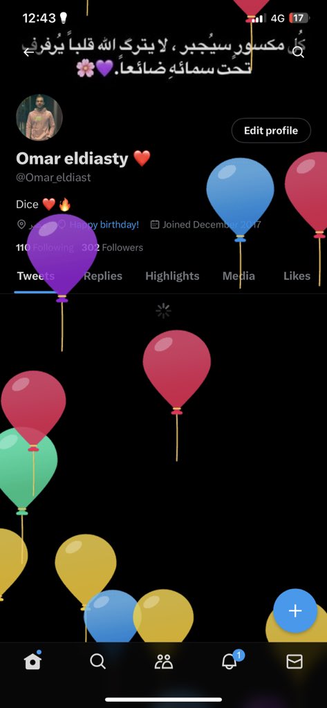 Omar_eldiast's tweet photo. Today my birthday 🥳🎉 https://t.co/8OAcRBP2mA