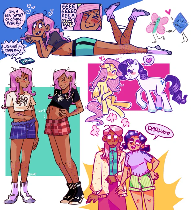 flarity bringing u the rep of confident high femme absolutely OBSESSED w local punk band loving recluse femme <3 #mlp