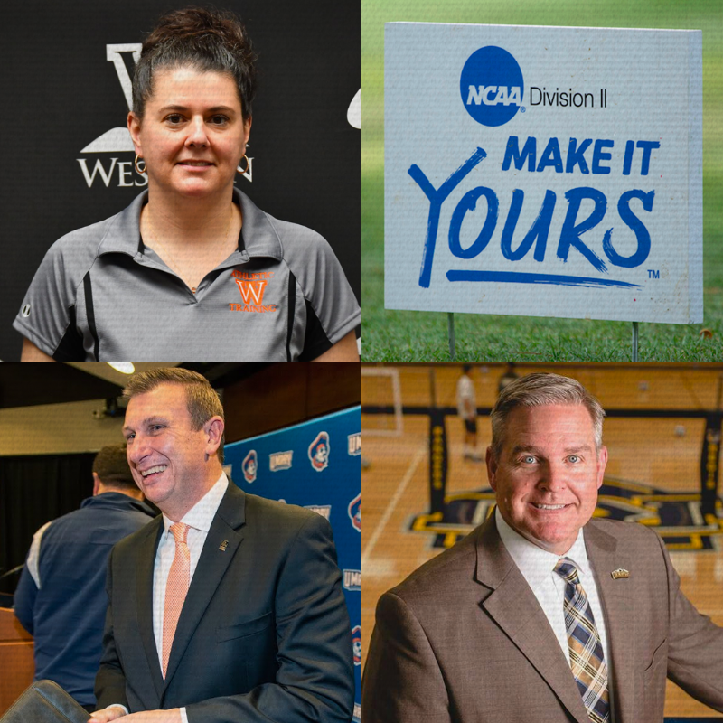 D2ticker's tweet photo. Top stories in today's D2.ticker:

+ @WVWCBobcats names @RaeAT32 new AD
+ @NCAADII Management Council moves
+ @umarysports AD Cooper Jones on priorities &amp; industry challenges
+ @DavidSpaffordAD talks @ESUSports facilities
+ @d2cca leadership

Read about these stories &amp; more ⬇️