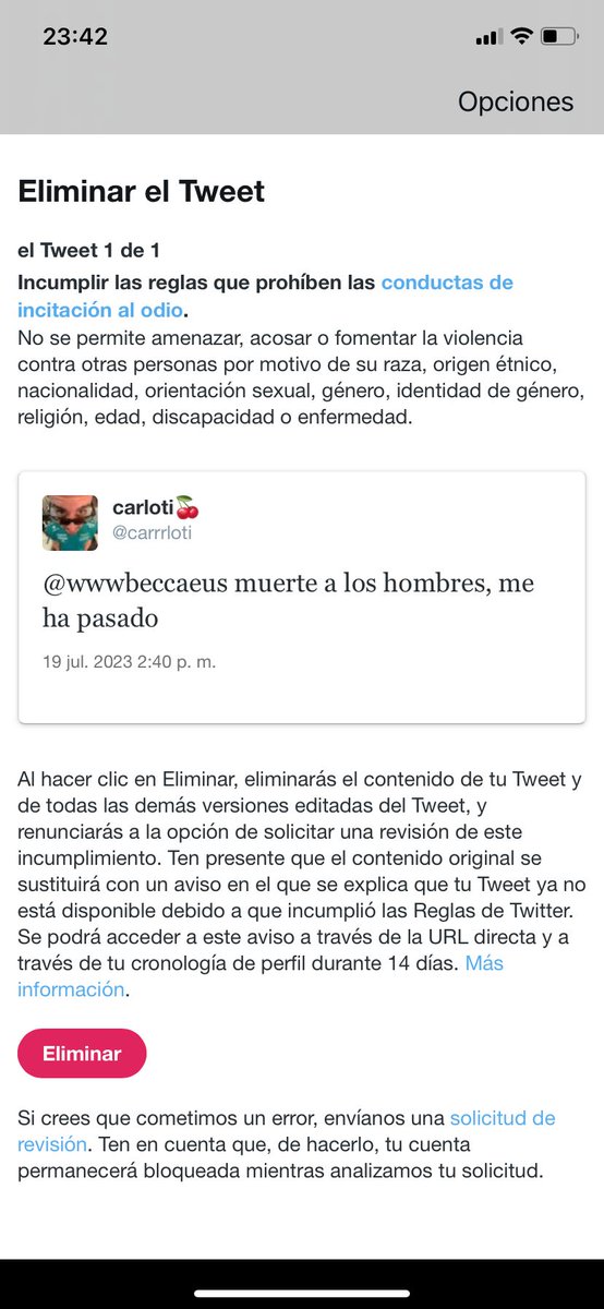 agente_gambas's tweet photo. #FreeCarlota Muerte a los hombres https://t.co/ajpnBnPuP9