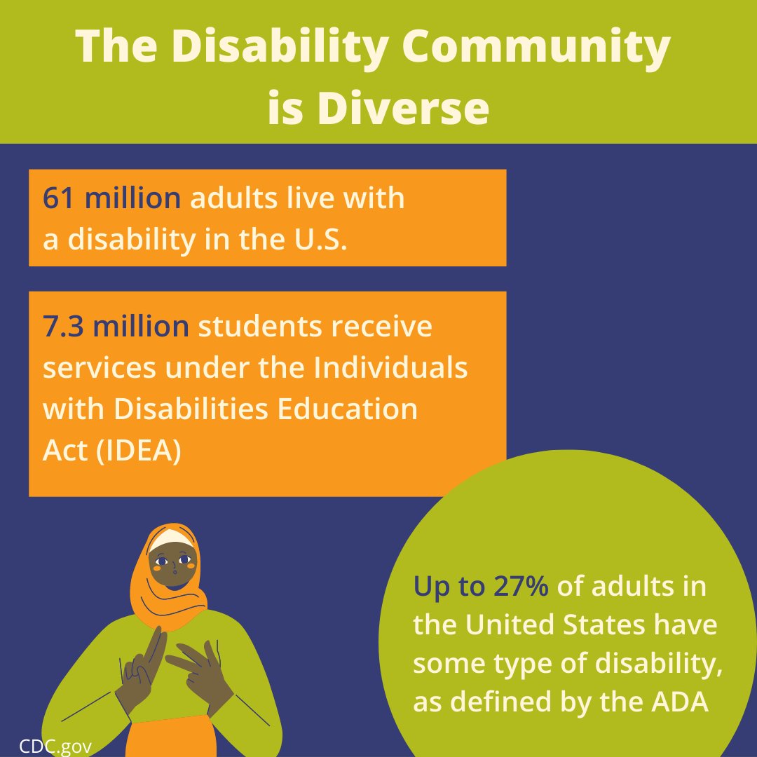 The #disabilitycommunity is larger and more diverse than many people realize, and not all disabilities are visible.