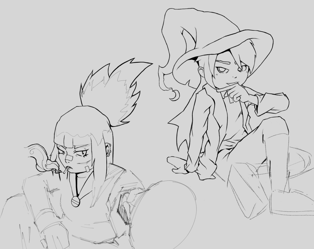 BadQilin's tweet photo. My current Artfight wips (I'll probably only finish 5-6 this month 😭) https://t.co/Zycs6RvAmn