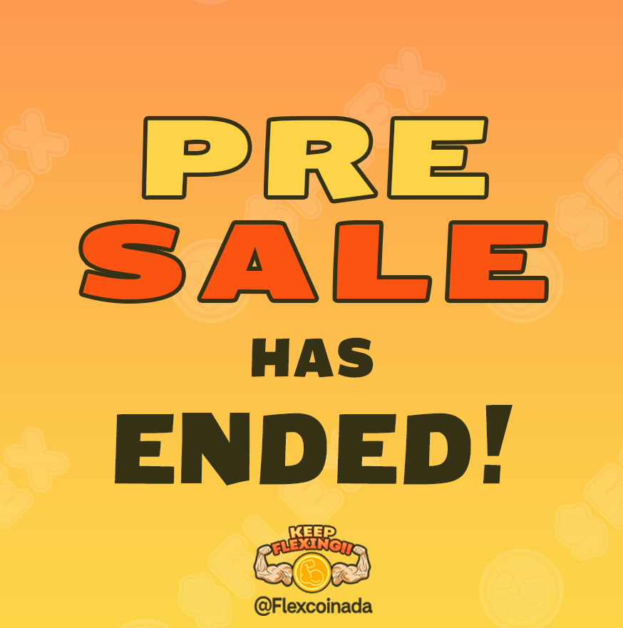 Flexcoinada's tweet photo. Pre-sale has successfully concluded! 💪

All $FLEX tokens for the 2nd pre-sale have been distributed. The remaining supply of unbought $FLEX will be evenly distributed among all participants from both pre-sales. 🔥💪

Stay tuned for the DEX launch, coming up.👀💪

#Cardano #ADA https://t.co/gdbm04ol9z