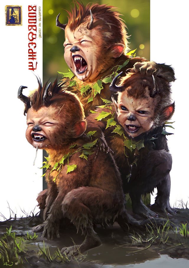「Croatian Tales of Long Ago - Brownies by」|Benのイラスト