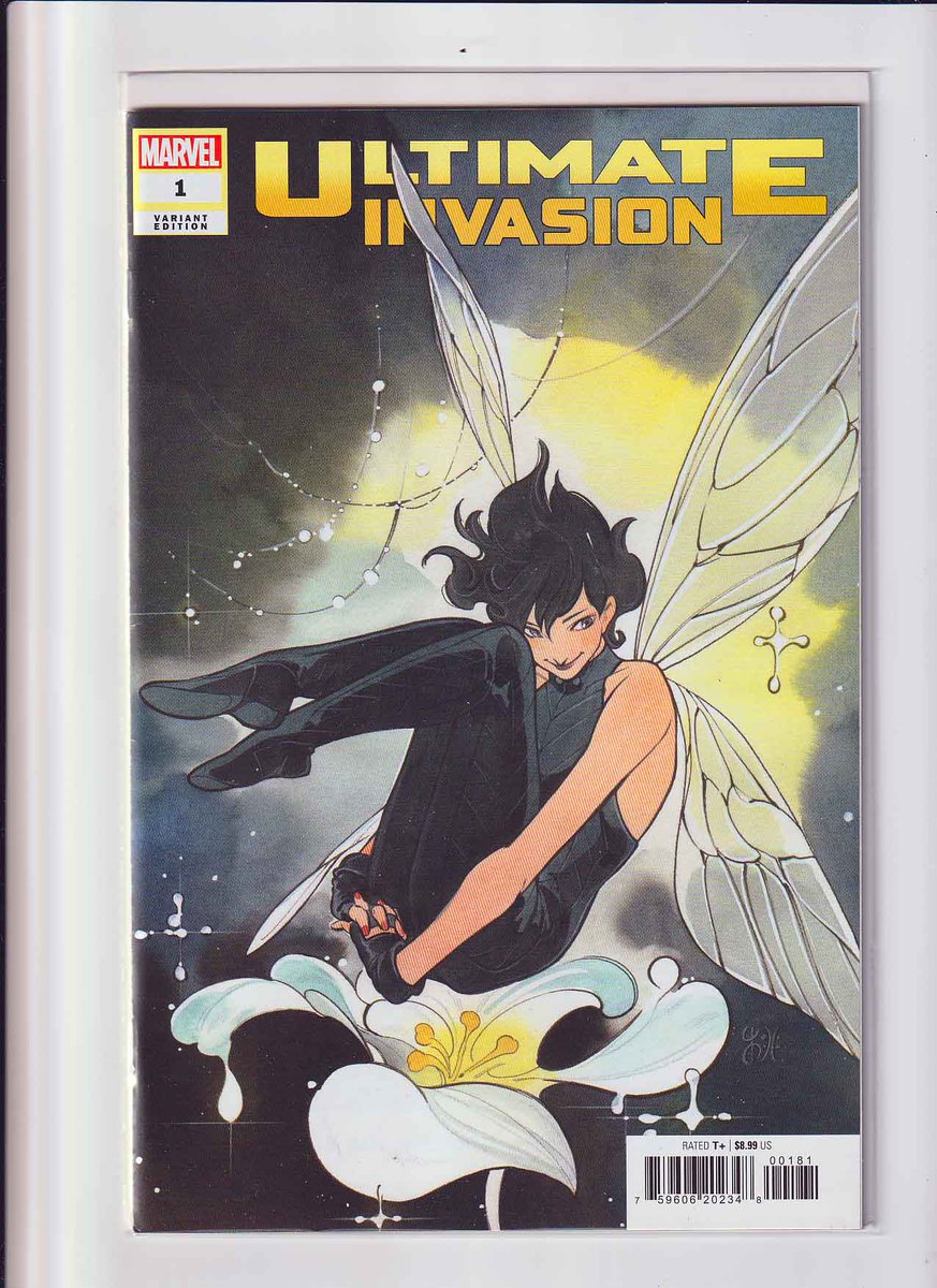 MakeMyComicRare's tweet image. #UltimateInvasion #1 (2023) #PeachMomoko Variant Cover / #BryanHitch Pencils / #JonathanHickman Story / 1st Appearance of Peter Parker (Earth-6160) / Four-issue limited series that references the transformation of the Marvel Universe / Key Issue "CHAPTER ONE: GOOD ARTISTS COPY /