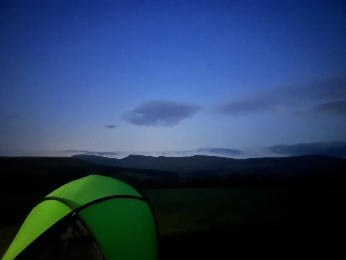 BassalegMr's tweet photo. Last night out under the stars 🌟 
“Jungle Boys” smashed 18km today over some tricky terrain! 🪨 
Arrived in good spirits and settling into, guess what …. More pasta!!!
1 day to go then back home we come! https://t.co/Hk1aI7GRb7
