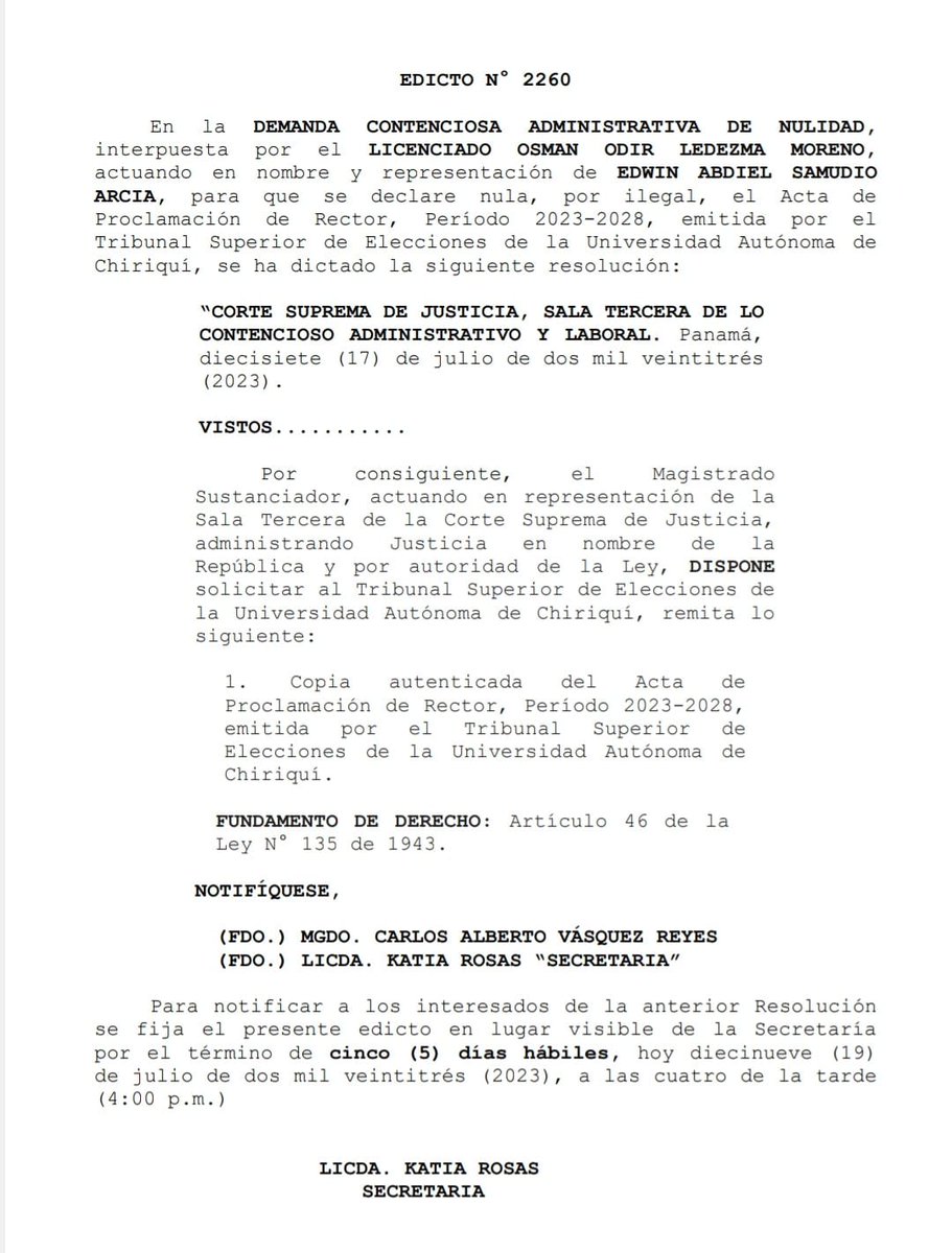 Edwinsamudio02's tweet photo. CSJ Solicita https://t.co/EnyKuEOg0P