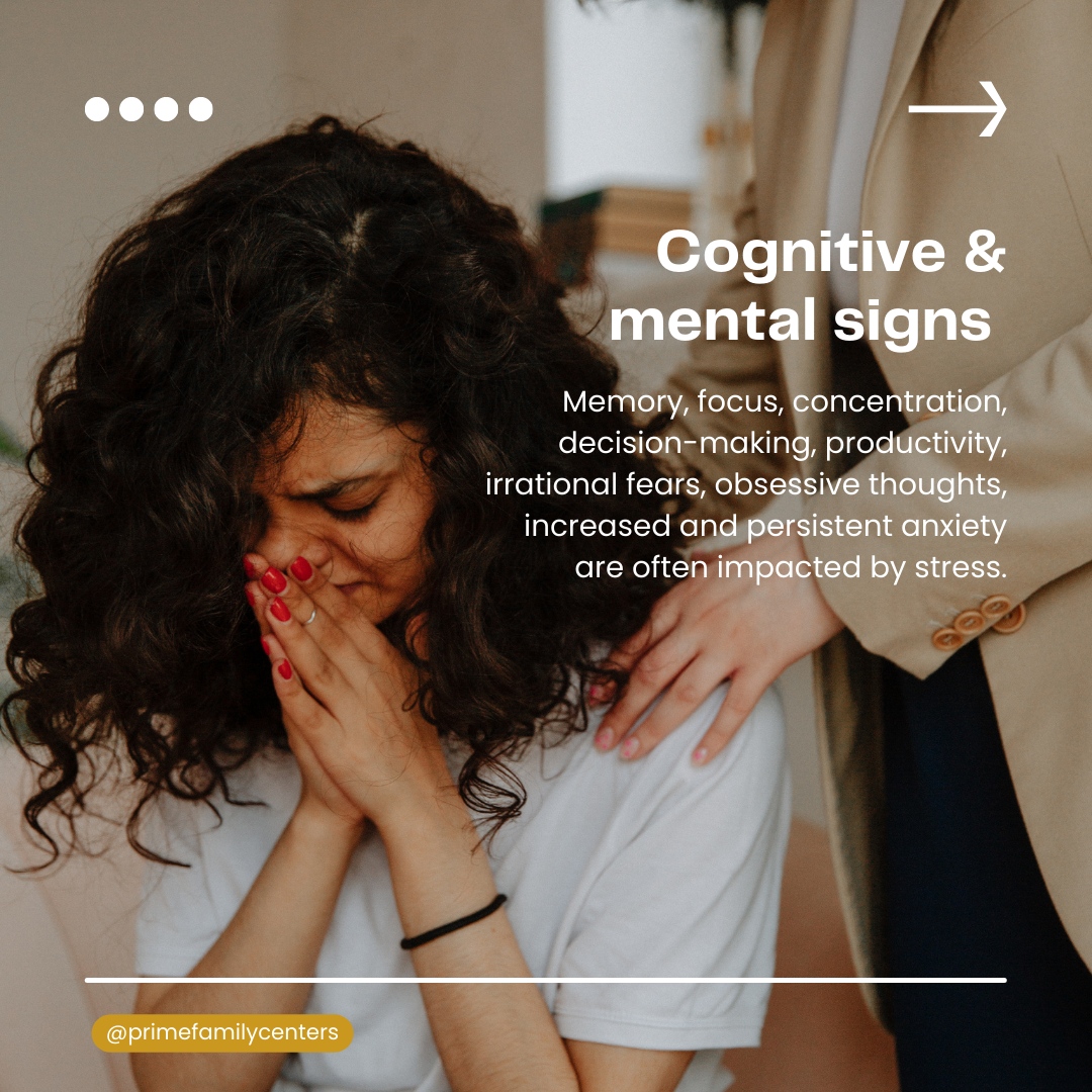 PrimeCenters's tweet photo. Our bodies are always communicating with us. Stress can be caused by environmental factors, relationship issues, work/life balance, significant life events, financial worries, and health-related issues. Stress can manifest itself and impact many other parts of our lives. https://t.co/stKTndFjzL