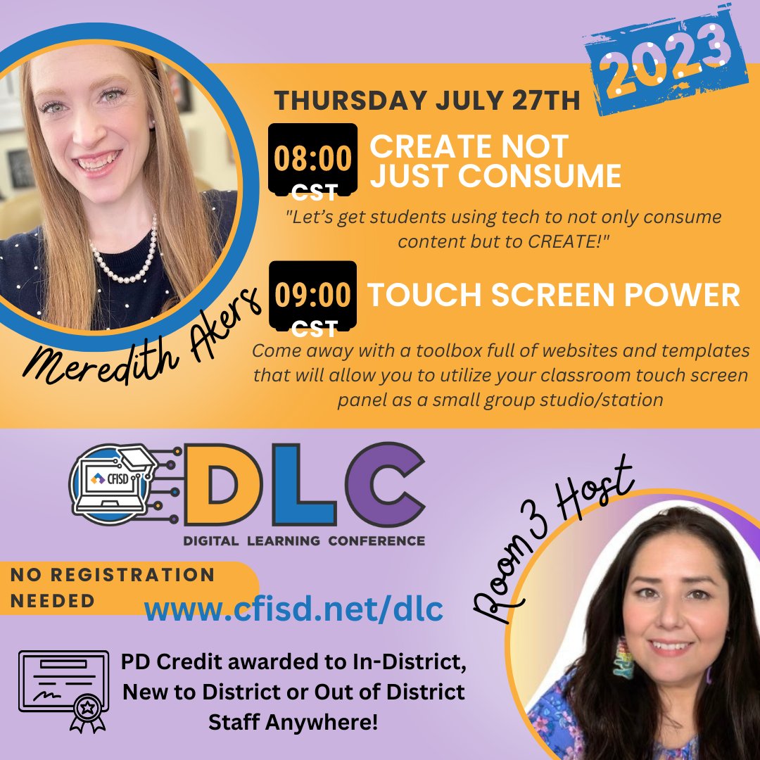 Michaelle Aguilar (@michaellecfisd) on Twitter photo Invite ur teacher friends over on 7/27 in the AM, screencast <a href="/meredithakers/">Dr. Meredith Akers</a> in the living room TV and learn over breakfast & coffee together! Fun way to PD over the summer and begin brainstorming new ideas! Make plans! Join her at 8 & 9 a.m. cfisd.net/dlc #cfisddlc Invite ur teacher friends over on 7/27 in the AM, screencast <a href="/meredithakers/">Dr. Meredith Akers</a> in the living room TV and learn over breakfast & coffee together! Fun way to PD over the summer and begin brainstorming new ideas! Make plans! Join her at 8 & 9 a.m. cfisd.net/dlc #cfisddlc