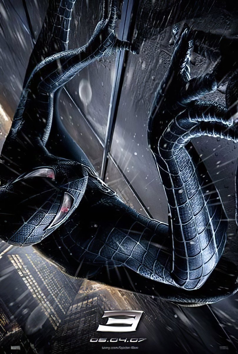 RT @REAL_EARTH_9811: Unreleased poster from Spider-Man 3 featuring the symbiote suit https://t.co/JnjJqSMXMq