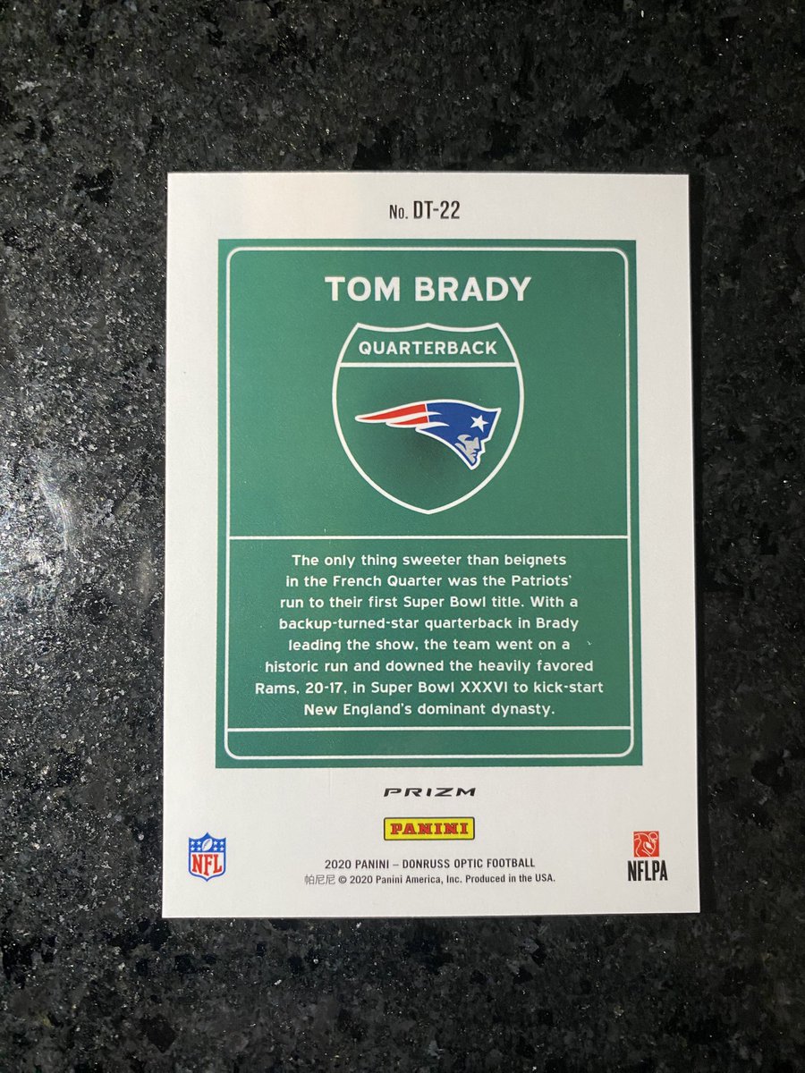 TheCardCop's tweet image. 2020 Tom Brady Downtown $650 @sports_sell @HobbyRetweet_ @TheHobby247 @Hobby_Connect