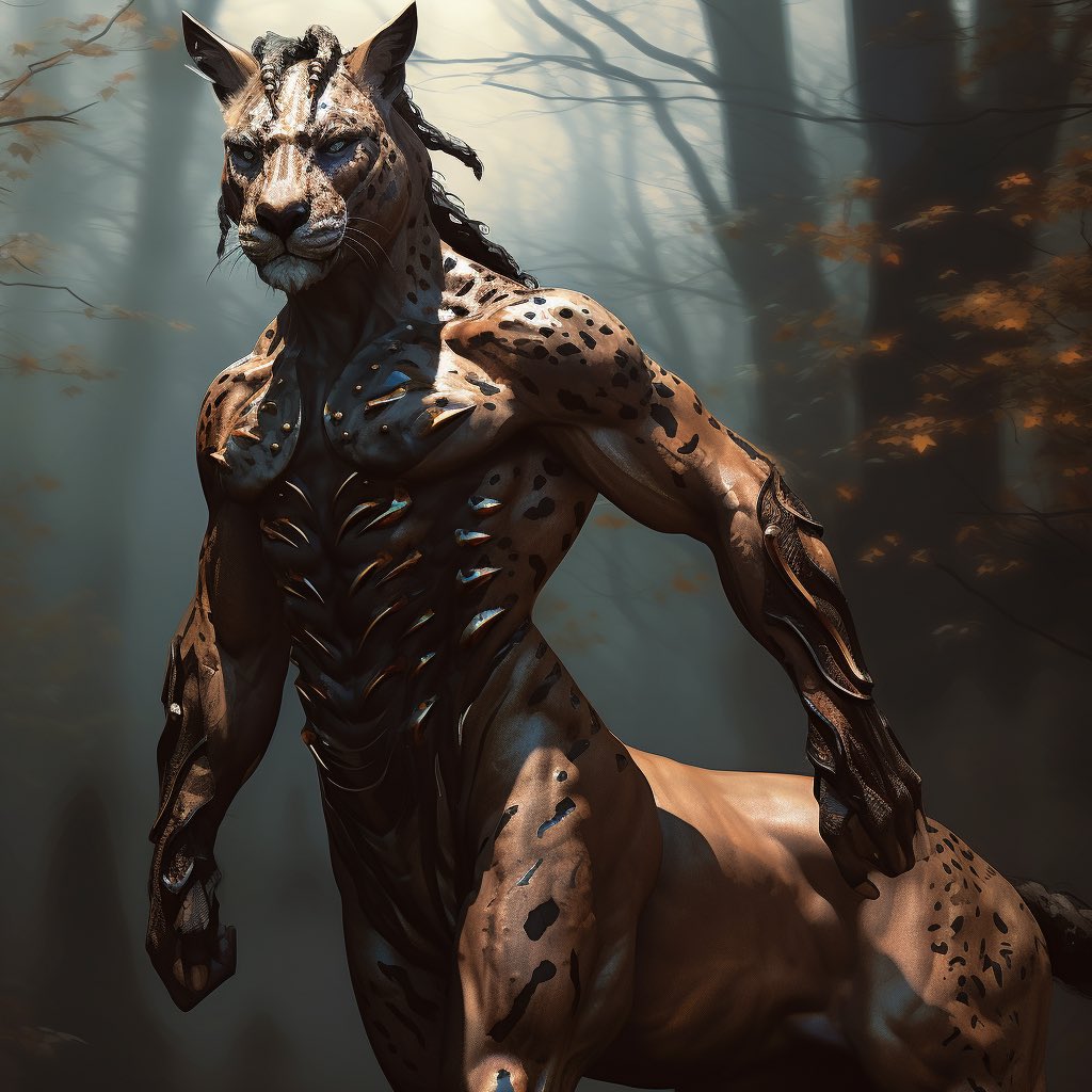 Jaguar centaur, a hidden tribe of warriors cryptid from Amazon rainforest

#PExM #ai #AIart #midjourney #cute #art #AIArtwork #cryptid  #midjourneyAi #muscular #aiartcommunity #centaur #midjourneyartwork #midjourney52 https://t.co/1pSv6wRJAE