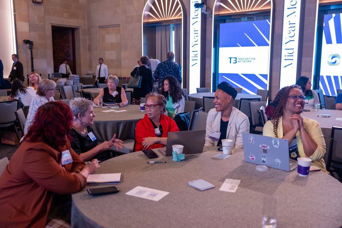 USCCFoundation's tweet photo. Thank you, #T3Network! 👏 Between several keynotes and breakouts today, we covered the LER map, ecosystem, pilots, and so much more.
#AI #Skills #Jobs #Data #DigitalCredentials https://t.co/hmise87kGm