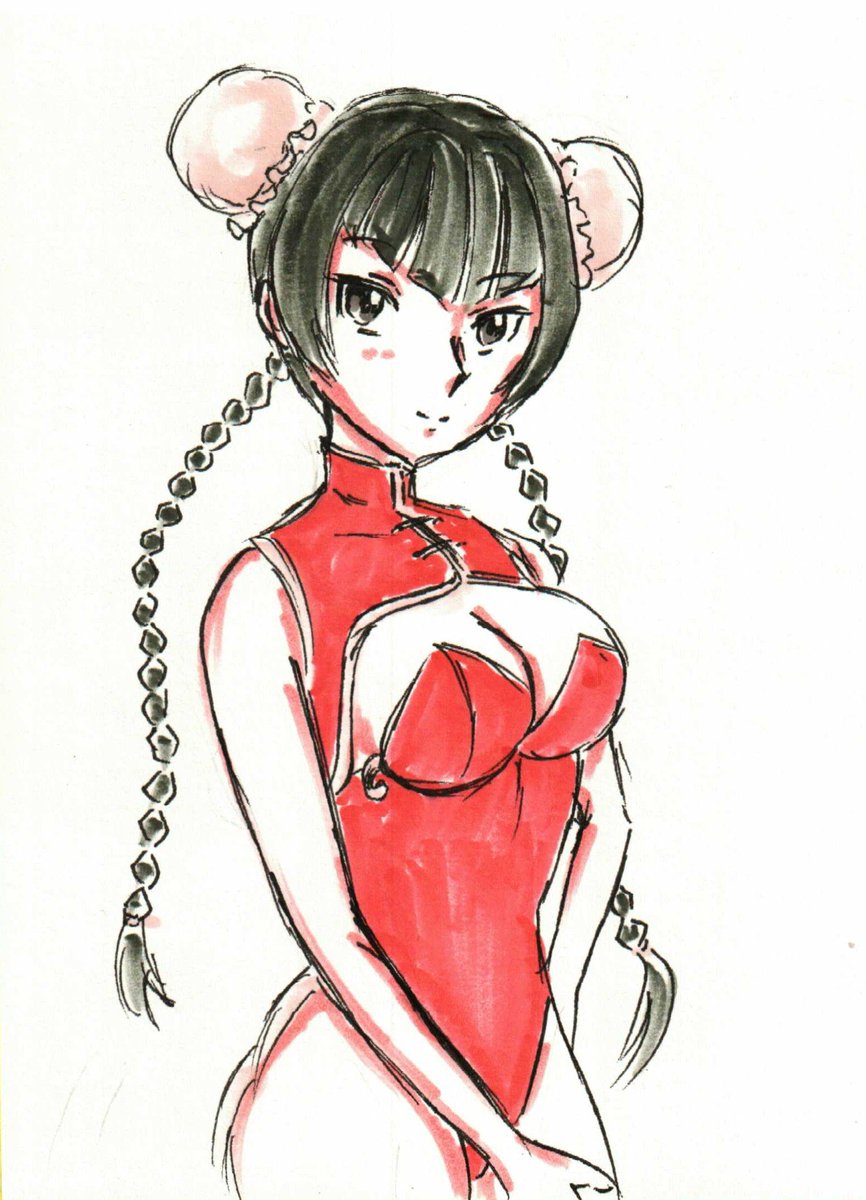 「昨日、描きながら寝落ちしてた王留美。 」|沖庵のイラスト