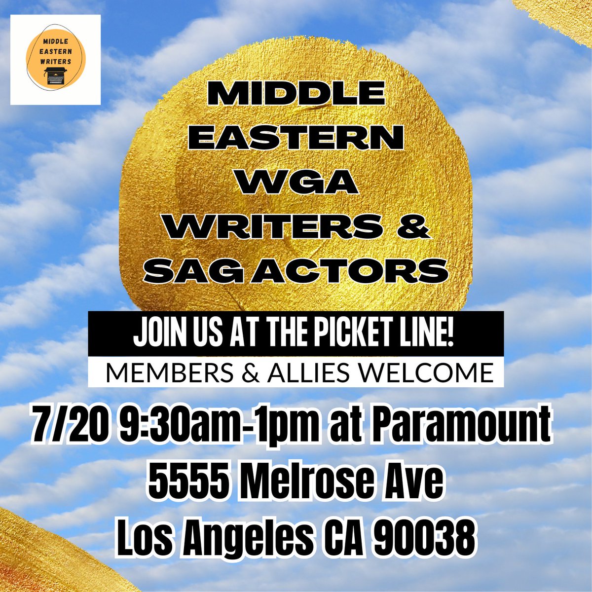 TOMORROW! #hireME #wgastrong #sagaftrastrong
