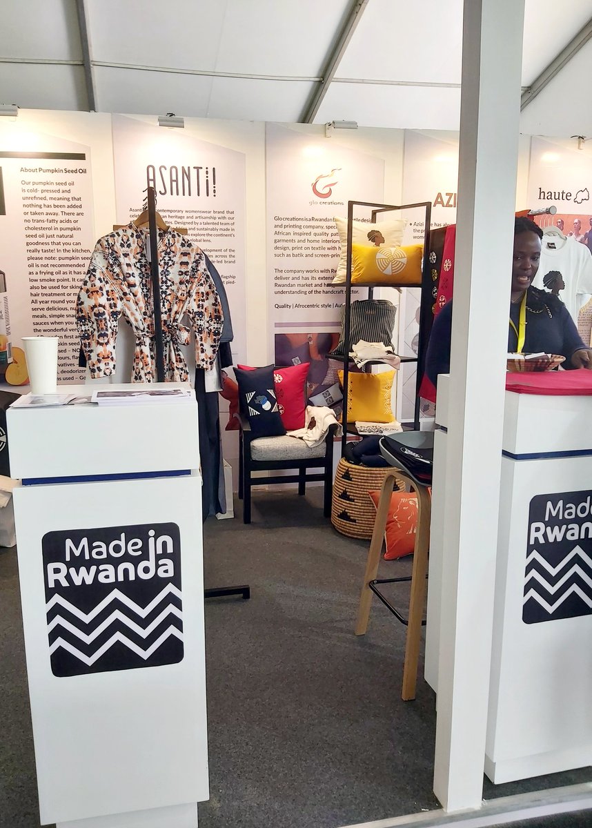 AwepRwanda's tweet photo. At the @womendeliver exhibition area @RadissonKigali, three of our members exhibited their products under the booth of #BuyMadeinRwanda supported by @RDBrwanda. #WD2023 Delegates liked &amp; supported #MadeInRwanda products by #Auxdeliceshoney ,#Zima, @glocreationsRw https://t.co/ASO0XJaWrR