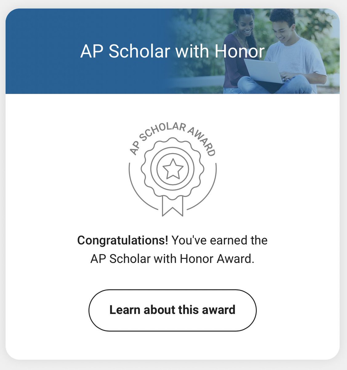 sarahehler43's tweet photo. Received my 2023 AP Scholar Awards this week and I am beyond thankful! Can’t wait to get back to work in the classroom this fall. #RDT https://t.co/uHPx51RSar