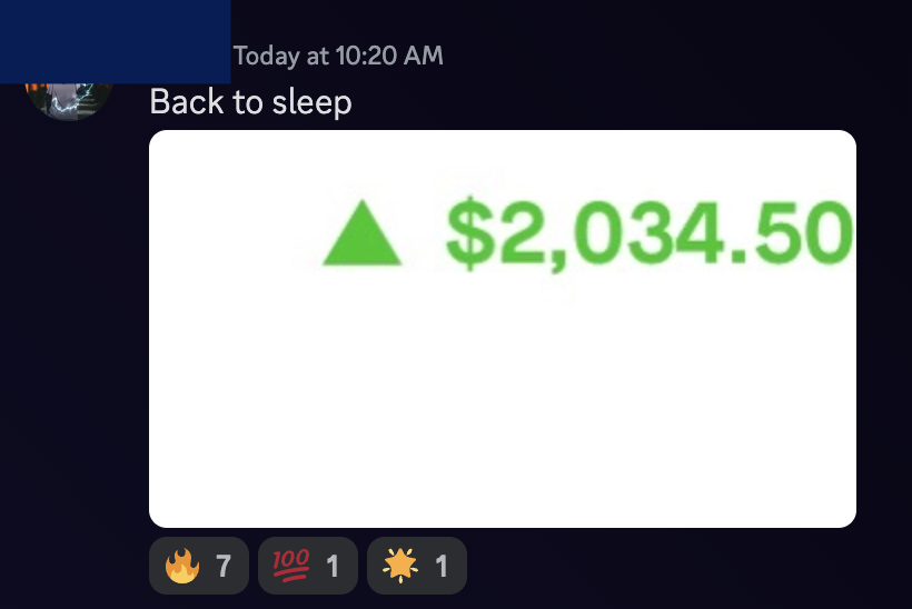 Reminder🎯 We still have spots available for the $2 trial until month's end. We are having an amazing month, tap in!! $TSLA $LYFT $CRM $CVNA 

Link here: whop.com/baystreet/?acc…
