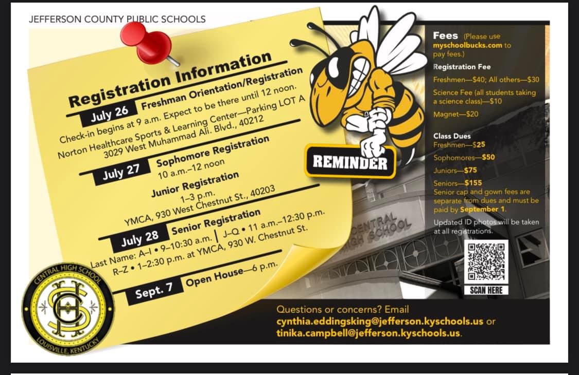 LouisvilleCHS's tweet photo. Registration begins next week! https://t.co/H9E7nMQlFP