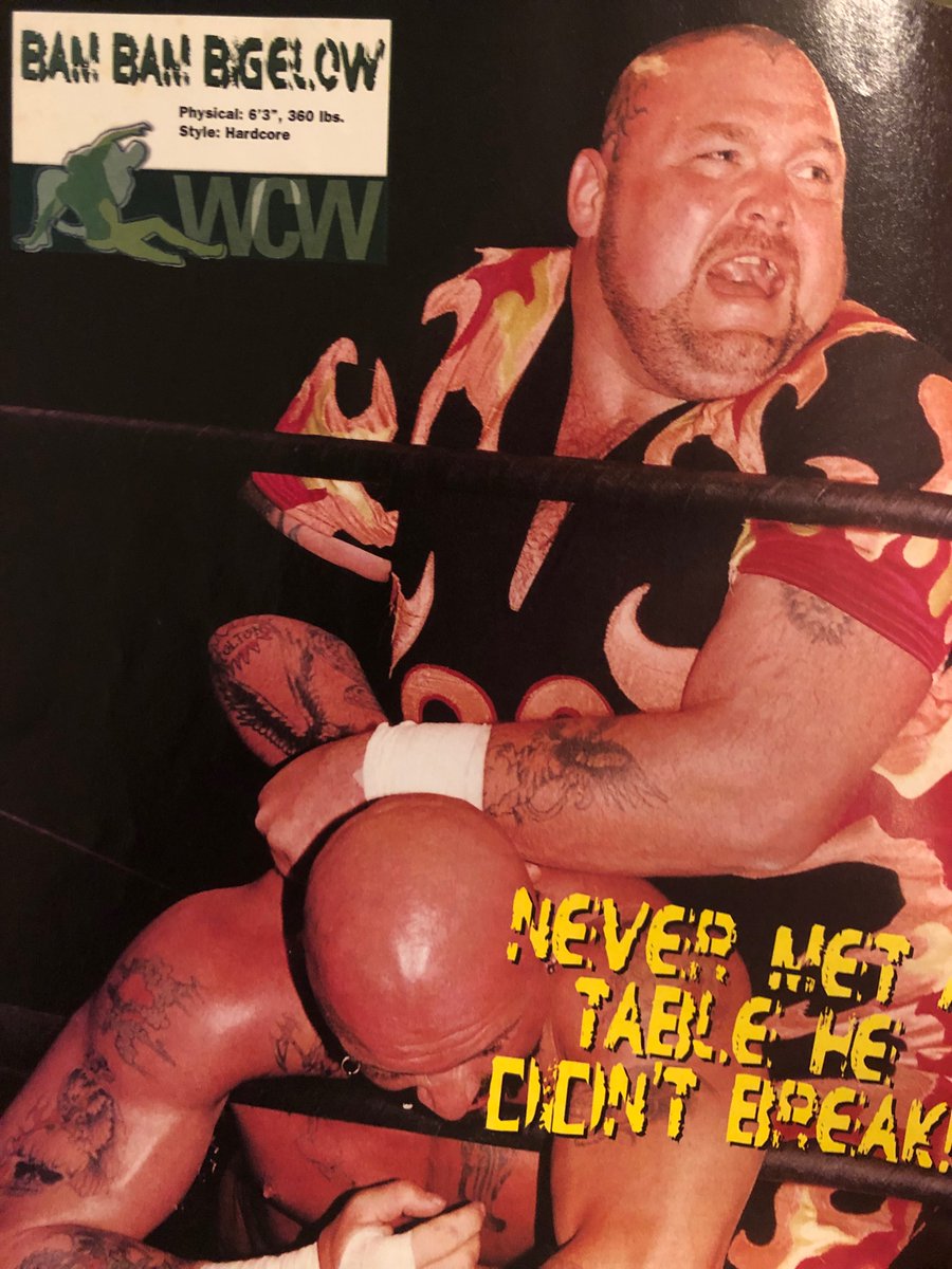 WOW__Magazine's tweet image. Bam Bam Bigelow (with Perry Saturn) from WOW magazine issue 4 

#bambambigelow #perrysaturn #wcw #wwe #wwf #attitudeera #classicwrestling #wowmagazine #wowmagazine #worldofwrestlingmagazine #wrestling #WrestlingTwitter