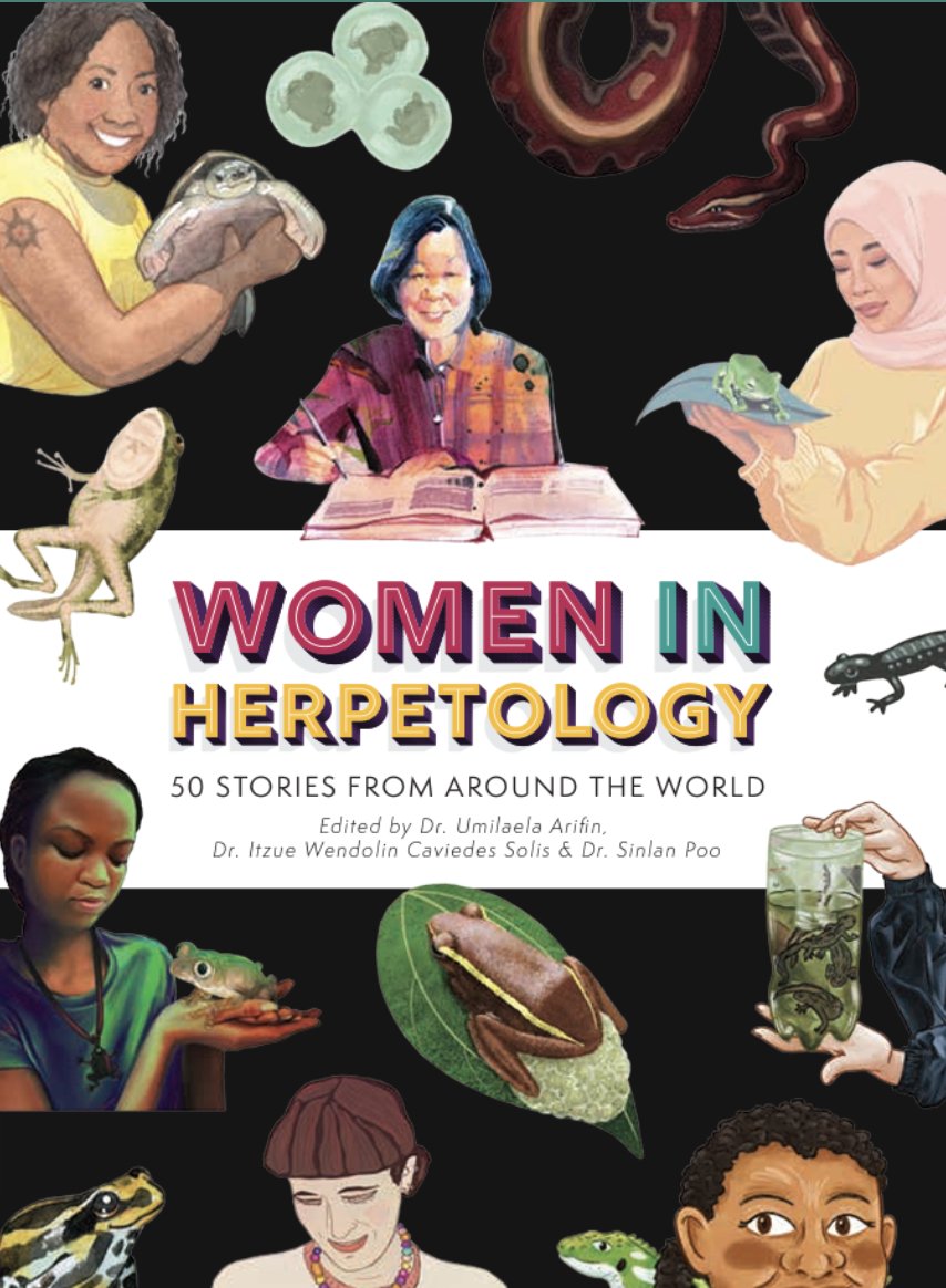 This week we are celebrating the Global Women in Herpetology Project, which highlights female scientists worldwide. 

Their captivating book showcases 50 inspiring women, their fieldwork, challenges, and amphibians &amp; reptiles. 

womeninherpetology.com
amphibiaweb.org