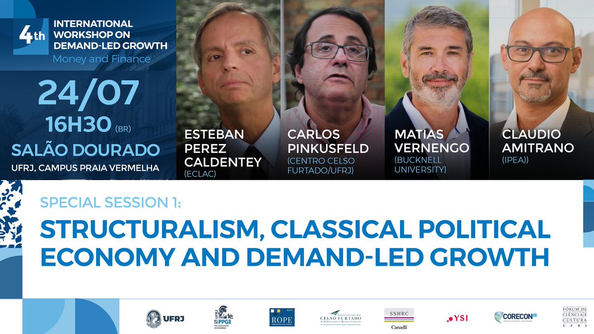 Ricardo Summa (@ricardosumma) on Twitter photo The pre-conference of the demand-led growth workshop in Rio starts this monday! <a href="/NakedKeynes/">Matías Vernengo</a> <a href="/ClaudioAmitran1/">Claudio Amitrano</a> <a href="/centrocfurtado/">Centro Celso Furtado</a> The pre-conference of the demand-led growth workshop in Rio starts this monday! <a href="/NakedKeynes/">Matías Vernengo</a> <a href="/ClaudioAmitran1/">Claudio Amitrano</a> <a href="/centrocfurtado/">Centro Celso Furtado</a>