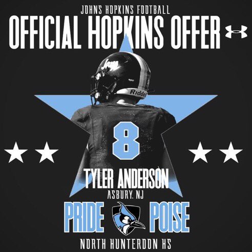 Tyler Anderson (@tyleran33309020) on Twitter photo Great visit and conversation with all the coaches at Johns Hopkins today! Thanks <a href="/CoachRio55/">Mario Byrd</a> <a href="/Greg_Chimera/">Greg Chimera</a> <a href="/CoachHorvatits/">Alex Horvatits</a> <a href="/_BJ_Hill7/">B.J. Hill</a> for this amazing offer and opportunity! <a href="/NHLionsFootball/">North Hunterdon HS Football</a> Great visit and conversation with all the coaches at Johns Hopkins today! Thanks <a href="/CoachRio55/">Mario Byrd</a> <a href="/Greg_Chimera/">Greg Chimera</a> <a href="/CoachHorvatits/">Alex Horvatits</a> <a href="/_BJ_Hill7/">B.J. Hill</a> for this amazing offer and opportunity! <a href="/NHLionsFootball/">North Hunterdon HS Football</a>