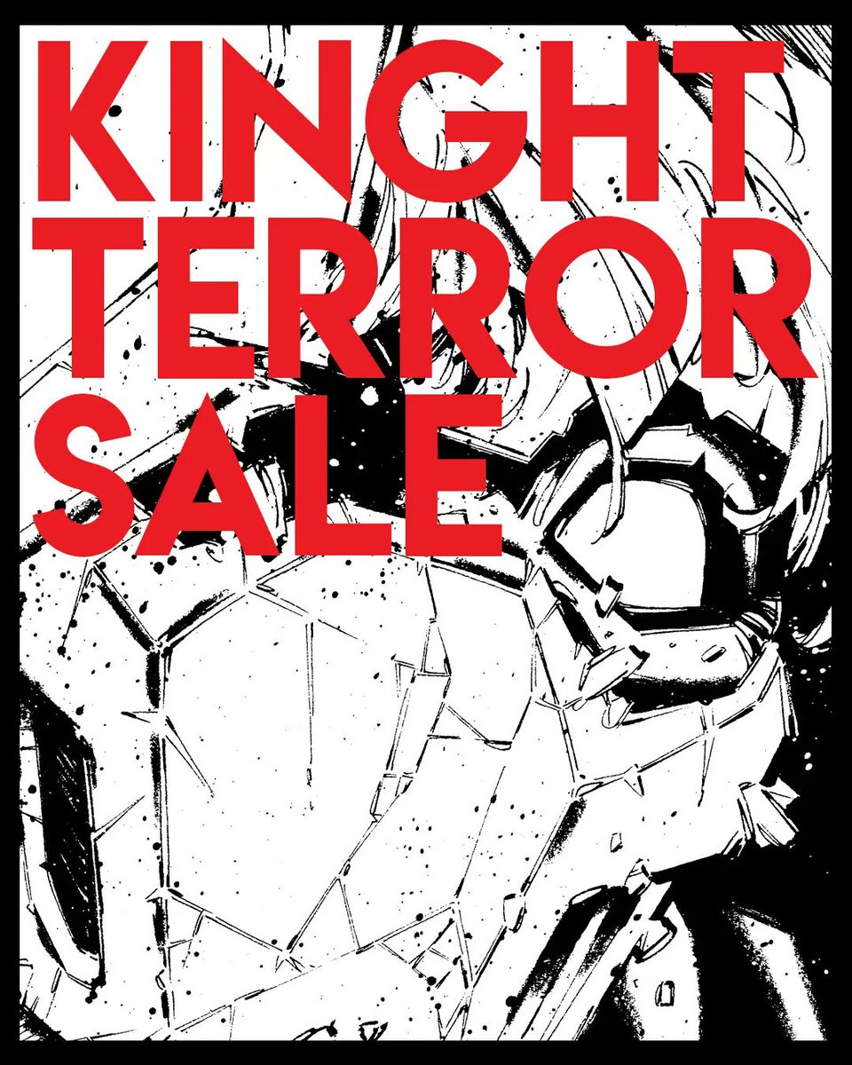 As @morganbeem and I get ready to move, our girl Batto developed some health issues that required emergency care at the vet. To offset some of the expenses, I'm doing a quick sale of all 4 of my Knight Terrors covers' original art $1300 each plus shipping.