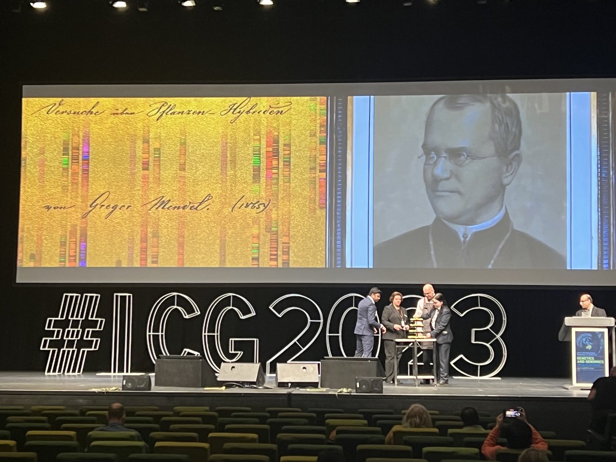 Happy birthday dear Mendel…. A cake and all #icg2023